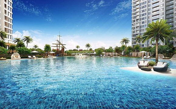 Diamond island in Vietnam