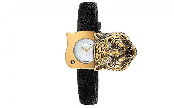 Gucci watch tiger head best sale